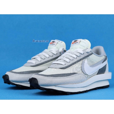 Sacai x Nike LDWaffle Summit White BV0073-100 Summit White/White-Wolf Grey-Black Mens Womens Shoes