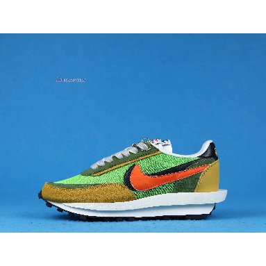 Sacai x Nike LDWaffle Green Gusto BV0073-300 Green Gusto/Black-Varsity Maize-Safety Orange Mens Womens Shoes