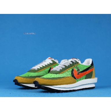 Sacai x Nike LDWaffle Green Gusto BV0073-300 Green Gusto/Black-Varsity Maize-Safety Orange Mens Womens Shoes