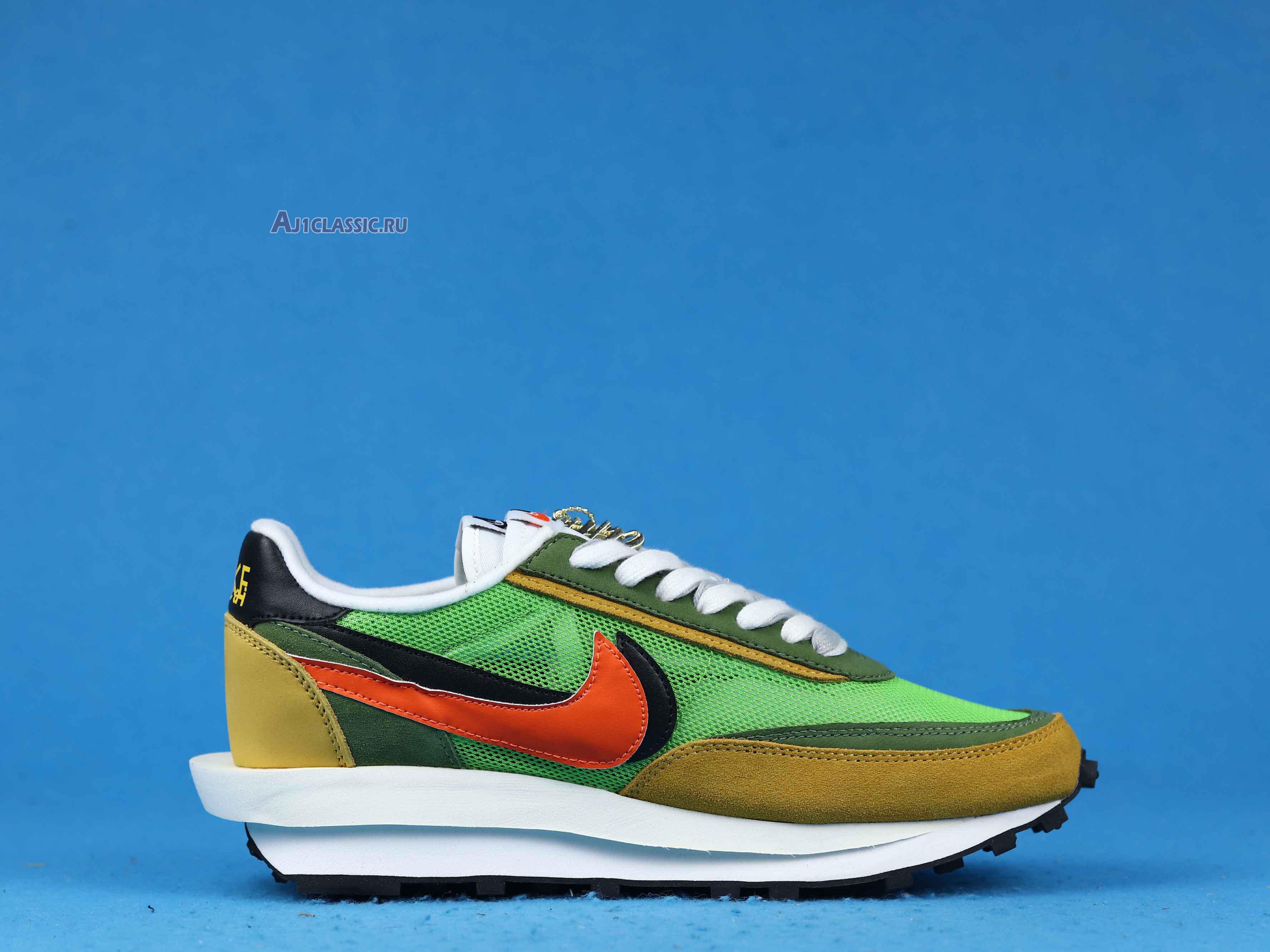 New Sacai x Nike LDWaffle "Green Gusto" BV0073-300 Shoes