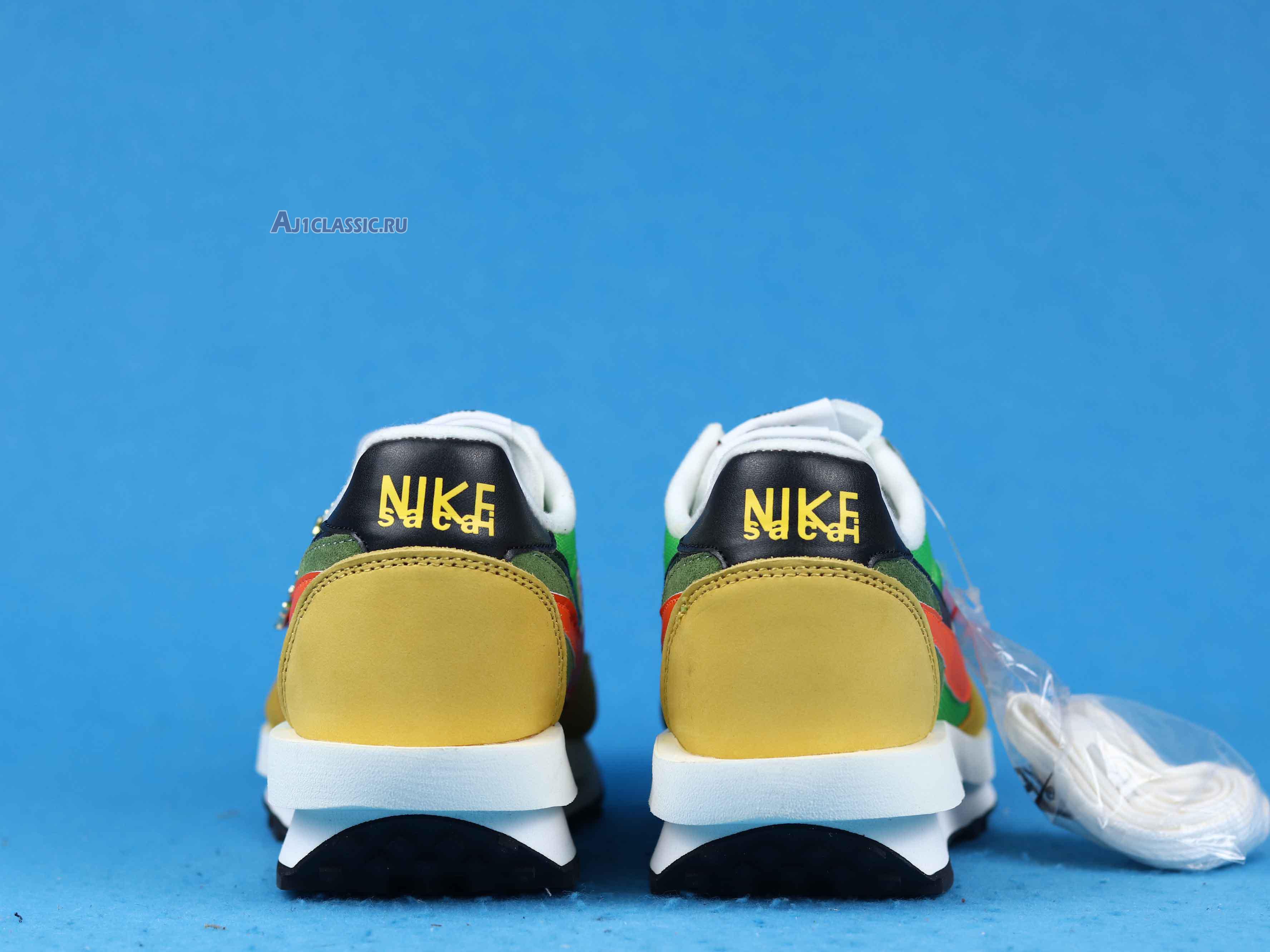 New Sacai x Nike LDWaffle "Green Gusto" BV0073-300 Shoes