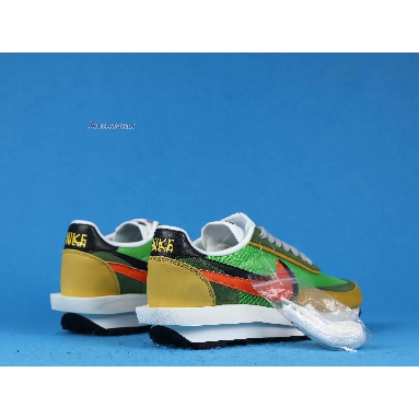 Sacai x Nike LDWaffle Green Gusto BV0073-300 Green Gusto/Black-Varsity Maize-Safety Orange Mens Womens Shoes