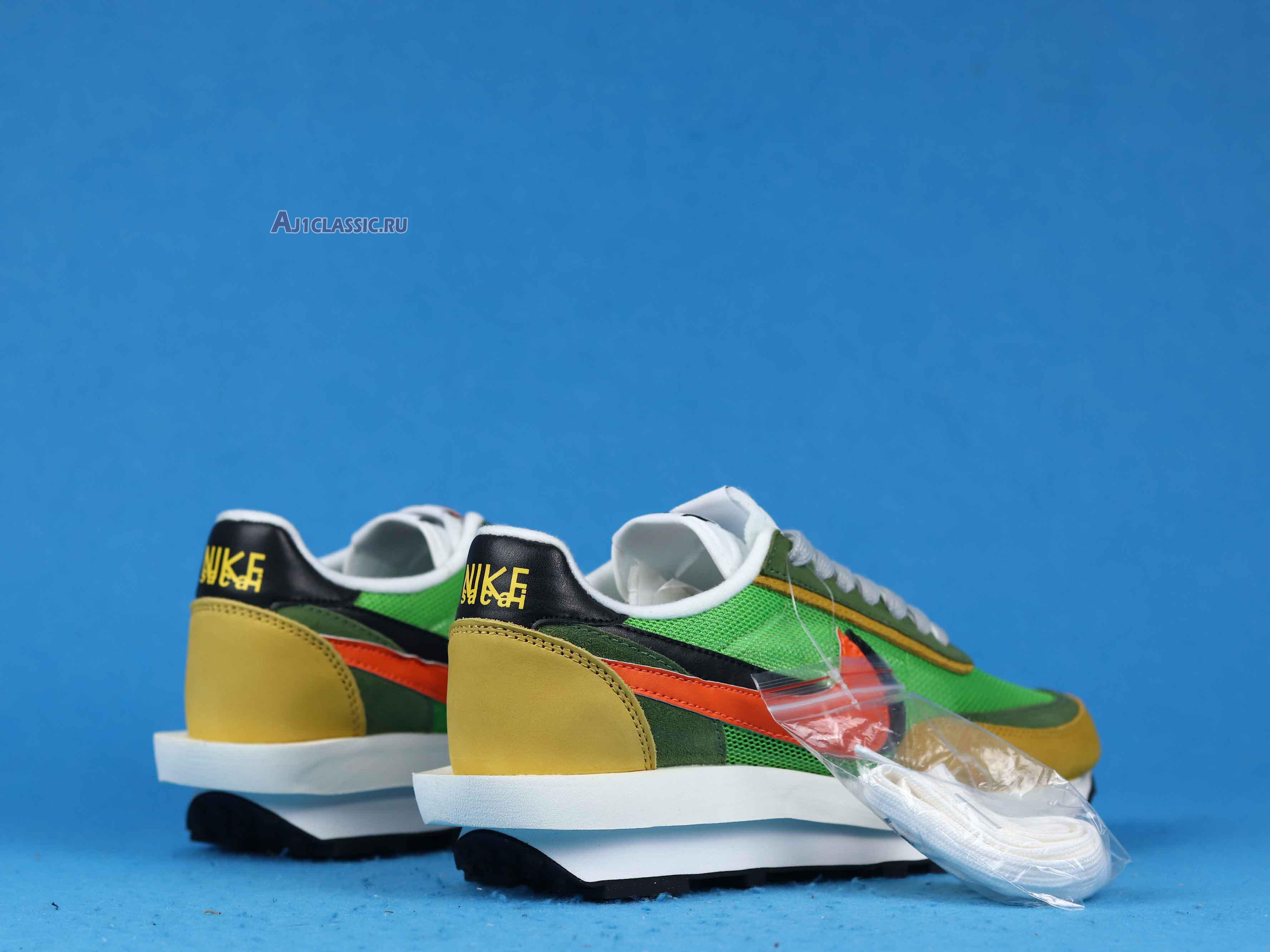 New Sacai x Nike LDWaffle "Green Gusto" BV0073-300 Shoes