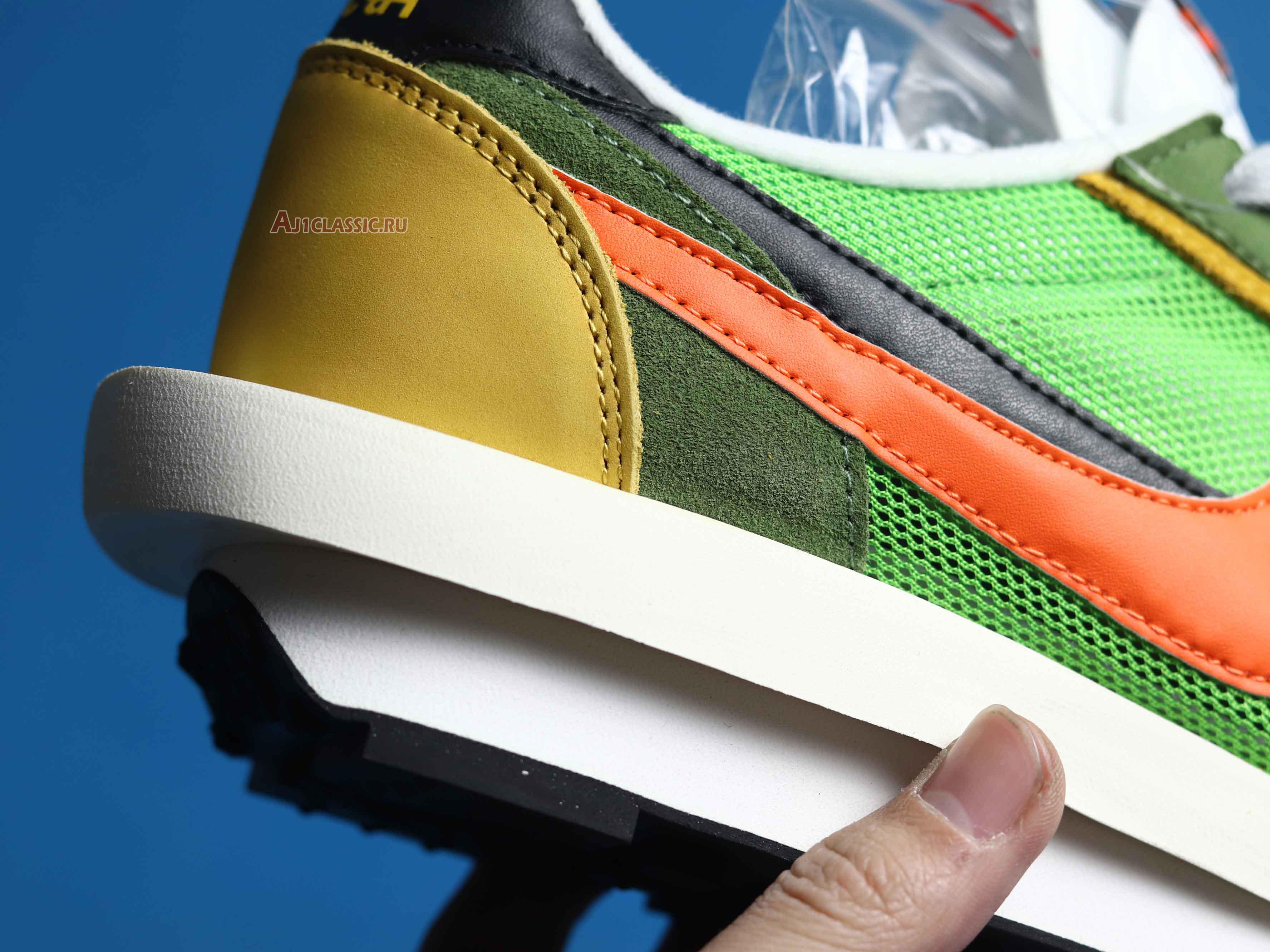 New Sacai x Nike LDWaffle "Green Gusto" BV0073-300 Shoes