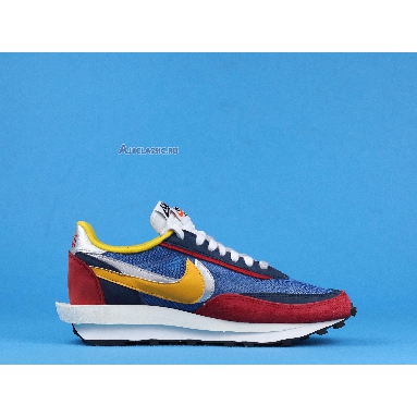 Sacai x Nike LDWaffle Varsity Blue BV0073-400 Varsity Blue/Del Sol-Varsity Red-Black Mens Womens Shoes