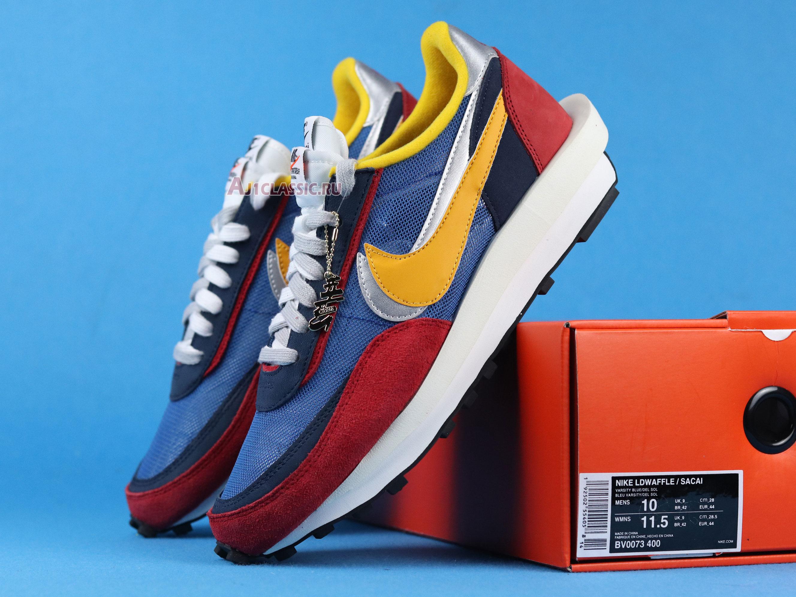 New Sacai x Nike LDWaffle "Varsity Blue" BV0073-400 Shoes