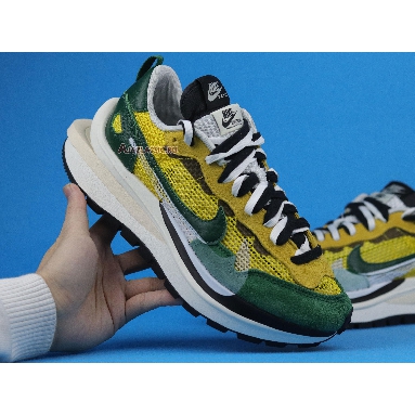 Sacai x Nike VaporWaffle Tour Yellow CV1363-700 Tour Yellow/Stadium Green/Sail Mens Womens Shoes