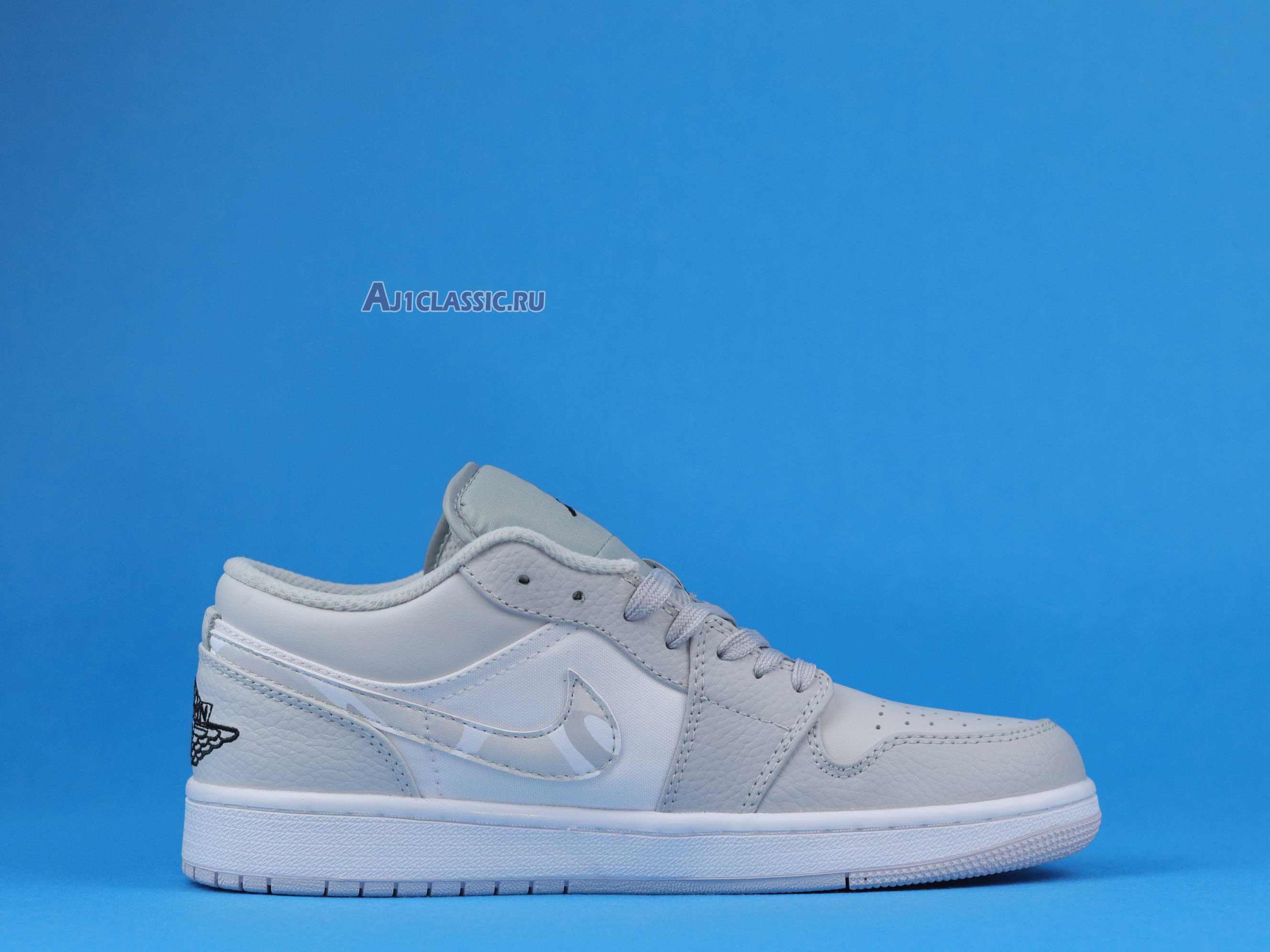 New Air Jordan 1 Low "White Camo" DC9036-100 Shoes