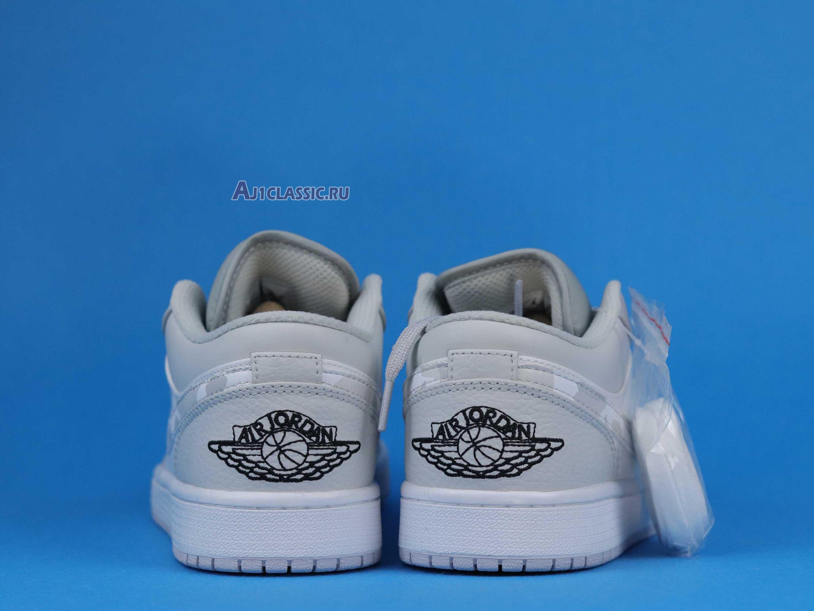 New Air Jordan 1 Low "White Camo" DC9036-100 Shoes