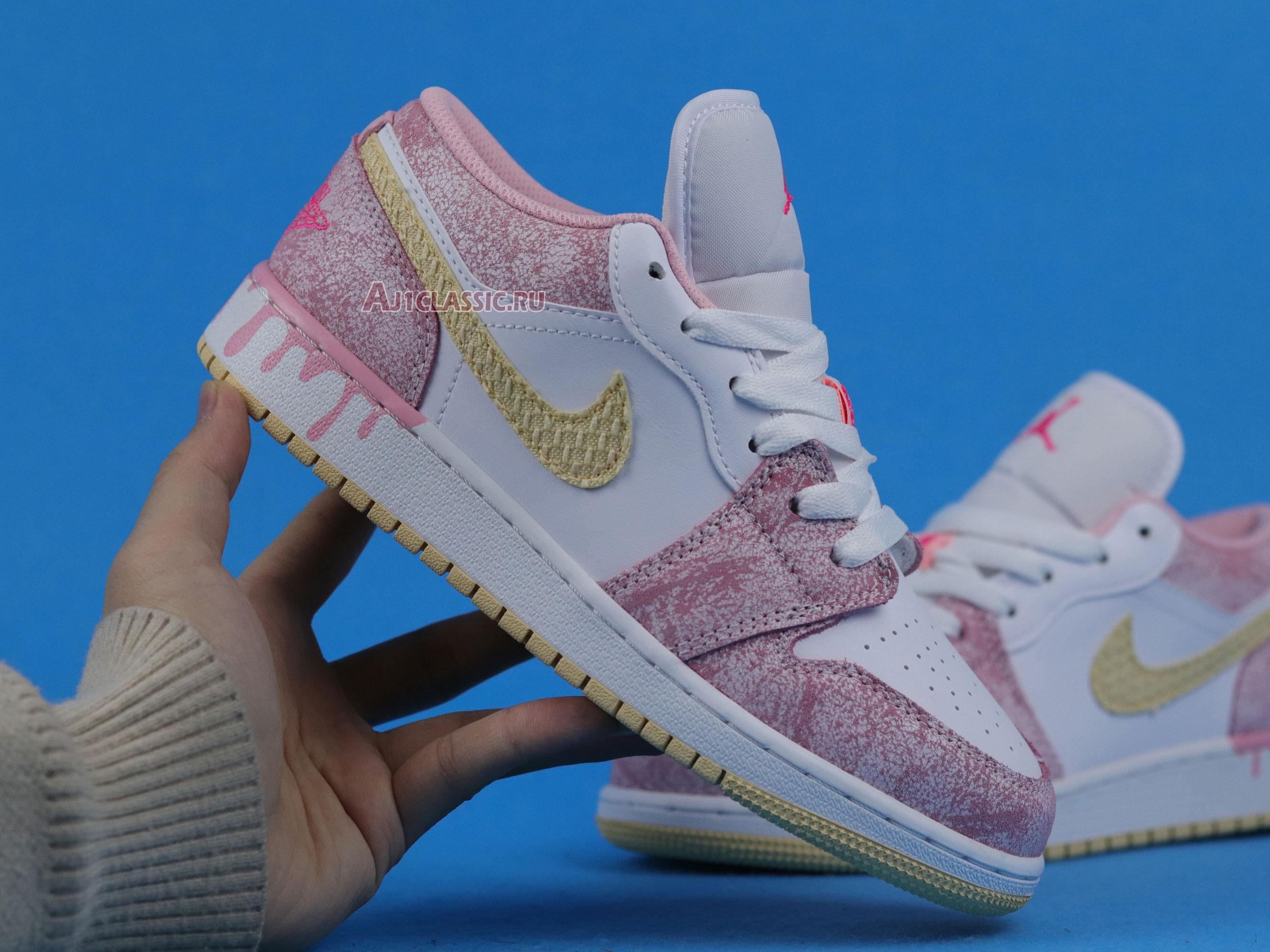 Air Jordan 1 Low GS "Strawberry Ice Cream" CW7104-601