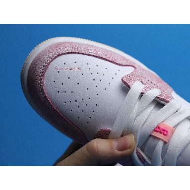 Air Jordan 1 Low GS Strawberry Ice Cream CW7104-601 Arctic Punch/Pale Vanilla/White Sneakers