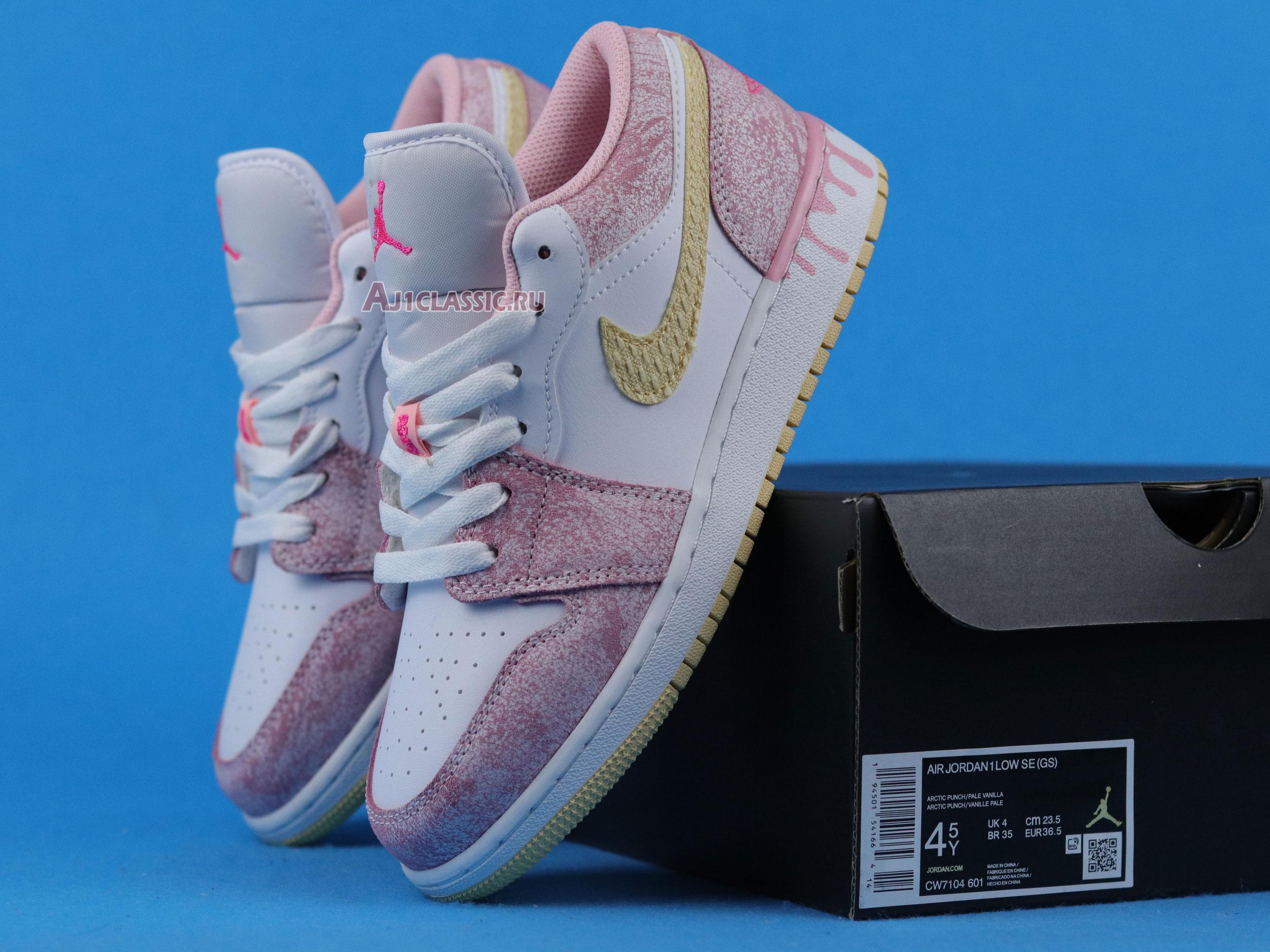 Air Jordan 1 Low GS "Strawberry Ice Cream" CW7104-601