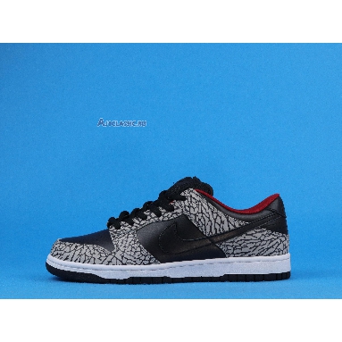 Supreme x Nike Dunk Low Pro SB Black Cement 304292-131 Black/Black-Cement Grey Mens Womens Shoes