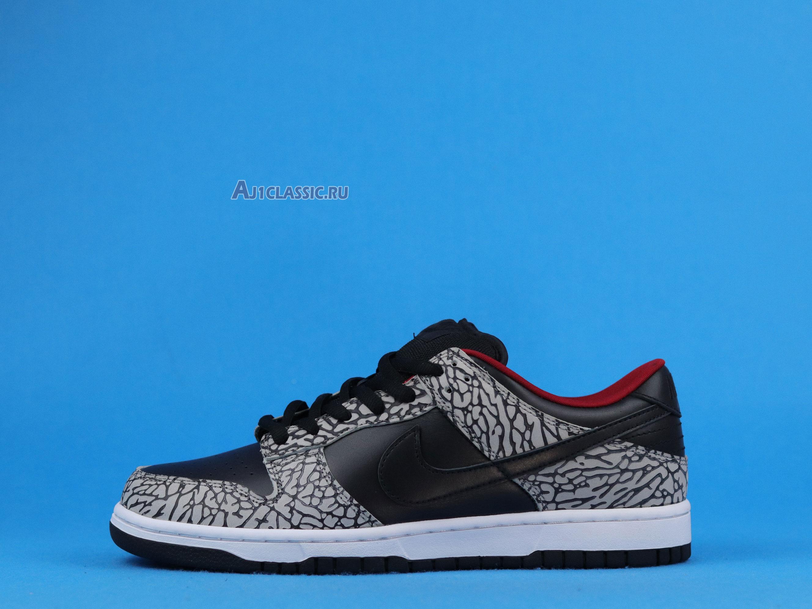 Supreme x Nike Dunk Low Pro SB "Black Cement" 304292-131