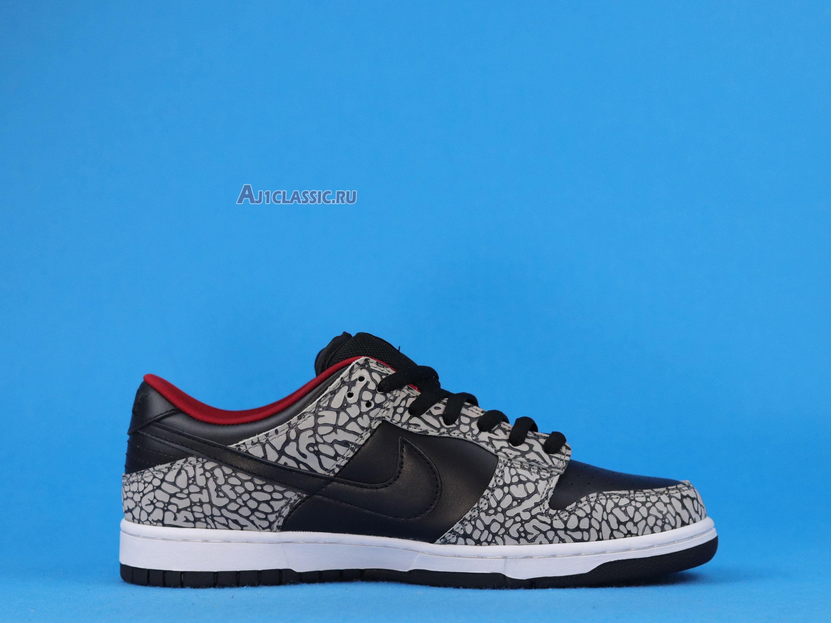 Supreme x Nike Dunk Low Pro SB "Black Cement" 304292-131