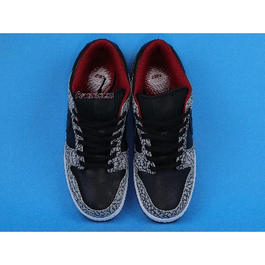 Supreme x Nike Dunk Low Pro SB Black Cement 304292-131 Black/Black-Cement Grey Mens Womens Shoes