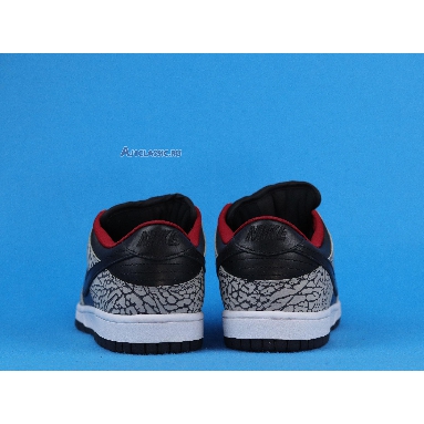 Supreme x Nike Dunk Low Pro SB Black Cement 304292-131 Black/Black-Cement Grey Mens Womens Shoes