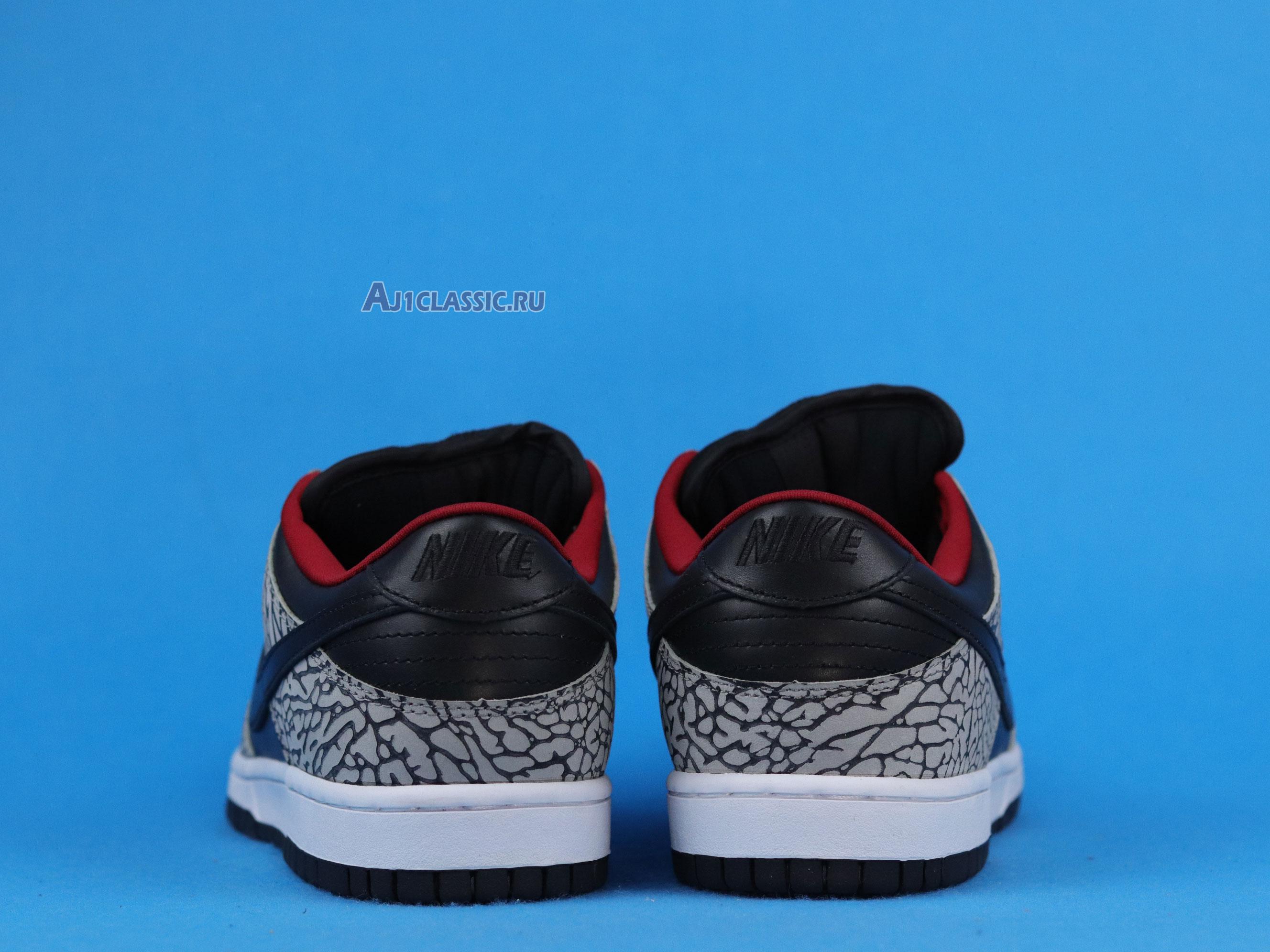 New Supreme x Nike Dunk Low Pro SB "Black Cement" 304292-131 Shoes