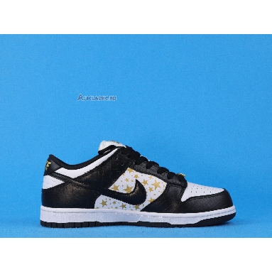 Supreme x Nike Dunk Low OG SB QS Black DH3228-102 White/Metallic Gold/Black Mens Womens Shoes