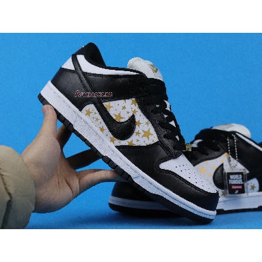 Supreme x Nike Dunk Low OG SB QS Black DH3228-102 White/Metallic Gold/Black Mens Womens Shoes