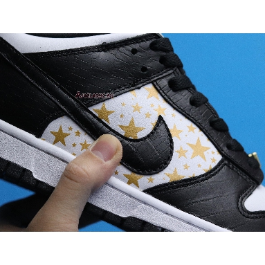 Supreme x Nike Dunk Low OG SB QS Black DH3228-102 White/Metallic Gold/Black Mens Womens Shoes