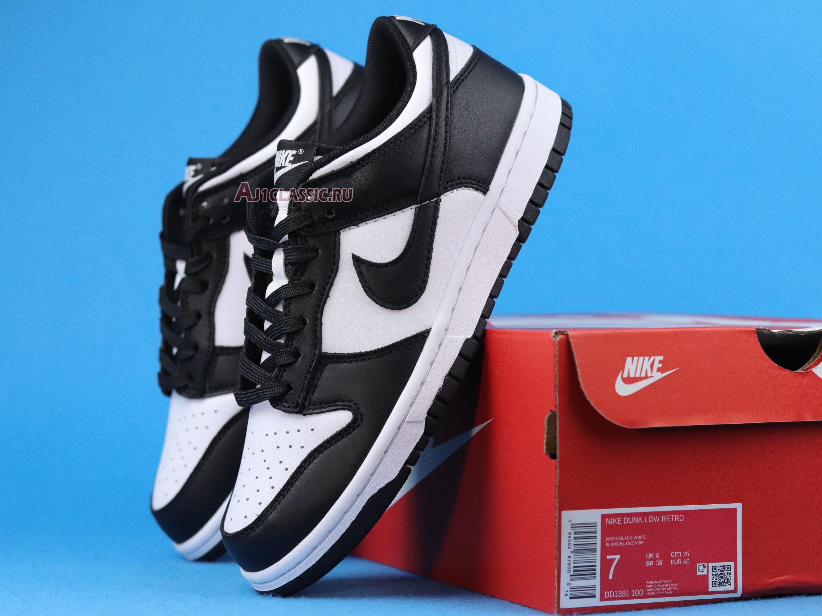 New Nike Dunk Low "Black White" DD1391-100 Shoes