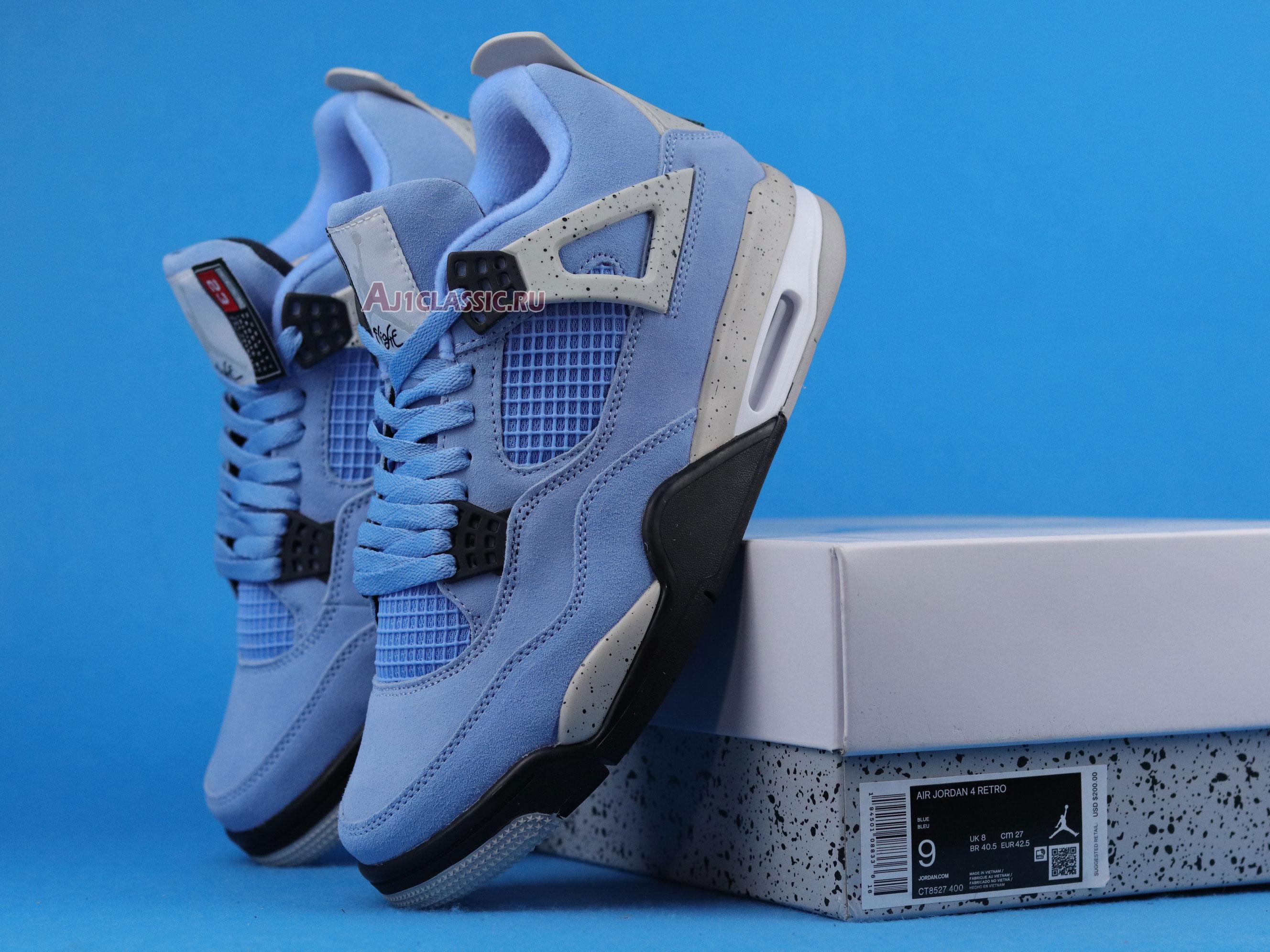 Air Jordan 4 Retro "University Blue" CT8527-400