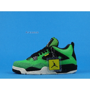 Air Jordan 4 Retro Manila AJ4-965234 Green Giant Black/Black-Sail Mens Womens Shoes