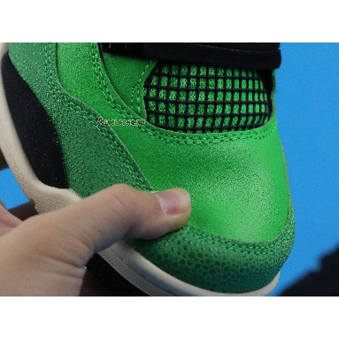 Air Jordan 4 Retro Manila AJ4-965234 Green Giant Black/Black-Sail Mens Womens Shoes