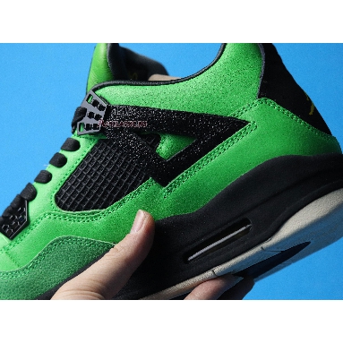 Air Jordan 4 Retro Manila AJ4-965234 Green Giant Black/Black-Sail Mens Womens Shoes