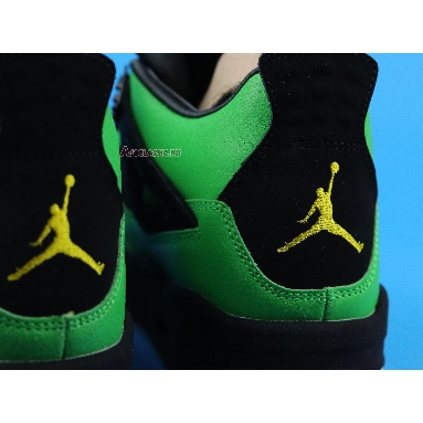 Air Jordan 4 Retro Manila AJ4-965234 Green Giant Black/Black-Sail Mens Womens Shoes