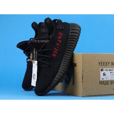 Adidas Yeezy Boost 350 V2 Bred CP9652 Core Black/Core Black/Red Mens Womens Shoes