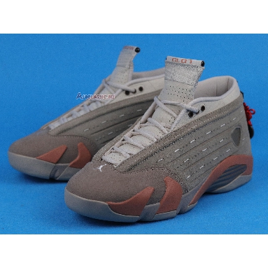 CLOT x Air Jordan 14 Retro Low Terracotta DC9857-200 Sepia Stone/Terra Blush/Desert Sand Sneakers