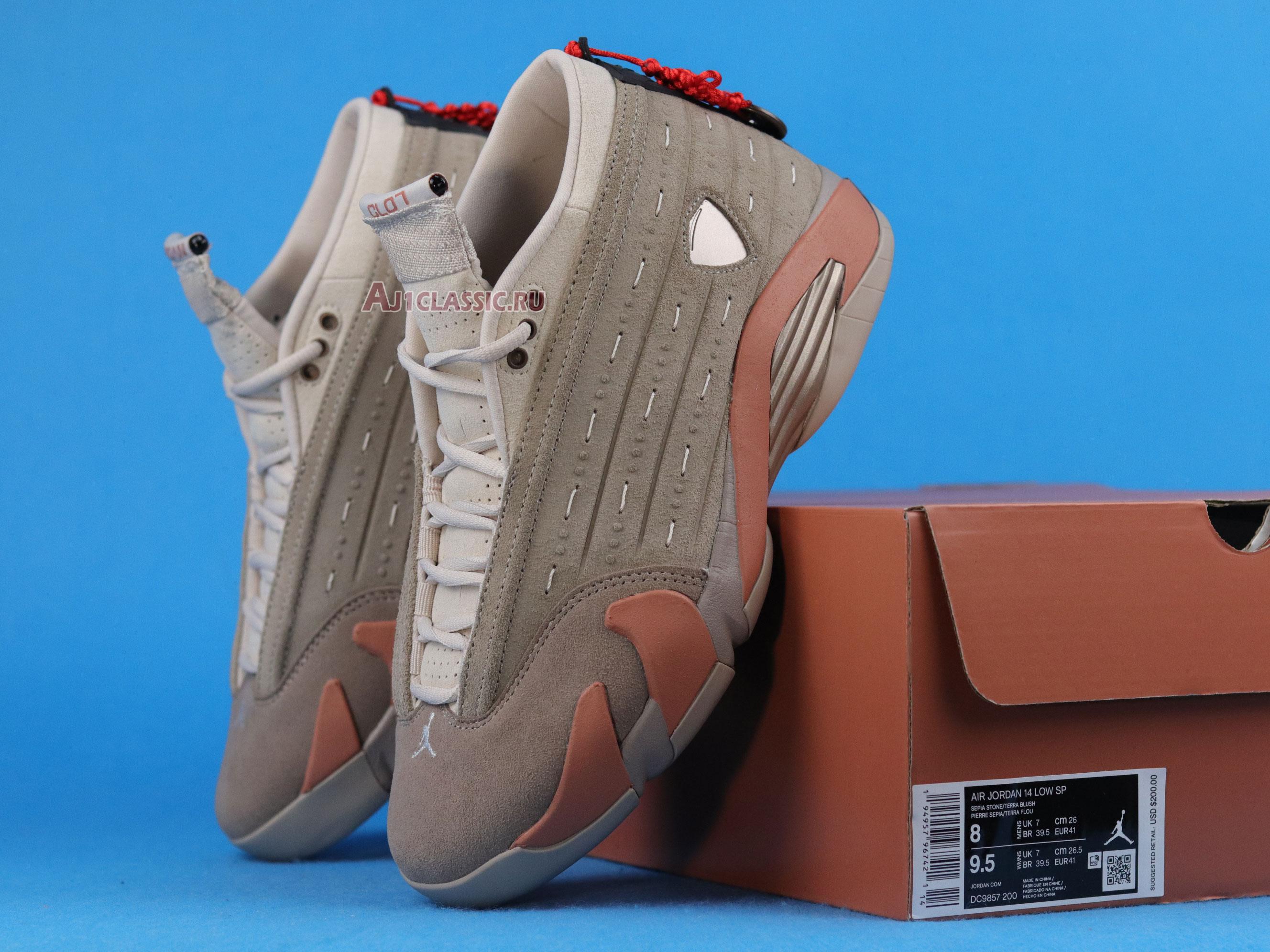 CLOT x Air Jordan 14 Retro Low "Terracotta" DC9857-200