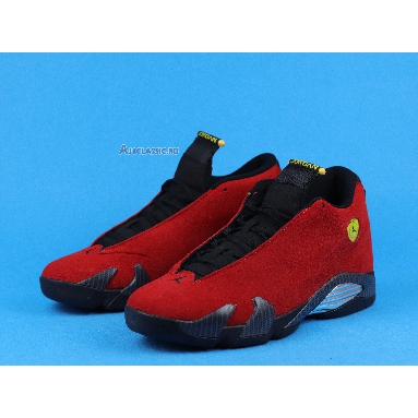 Air Jordan 14 Retro Ferrari 654459-670 Challenge Red/Black/Vibrant Yellow/Anthracite Sneakers