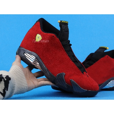 Air Jordan 14 Retro Ferrari 654459-670 Challenge Red/Black/Vibrant Yellow/Anthracite Sneakers