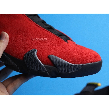 Air Jordan 14 Retro Ferrari 654459-670 Challenge Red/Black/Vibrant Yellow/Anthracite Mens Womens Shoes