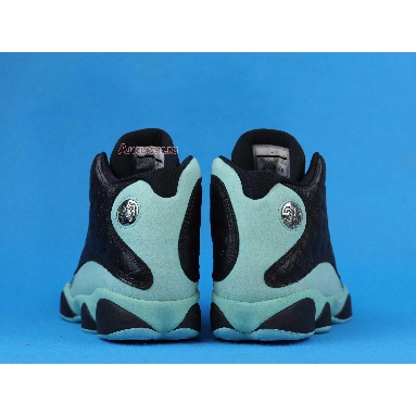 Air Jordan 13 Retro Island Green 414571-030 Black/Island Green/Metallic Silver Sneakers