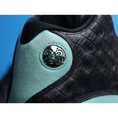 Air Jordan 13 Retro Island Green 414571-030 Black/Island Green/Metallic Silver Sneakers