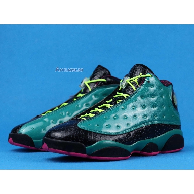 Air Jordan 13 Retro Doernbecher 836405-305 Emerald Green/Volt Ice/Black/Dynamic Pink Sneakers