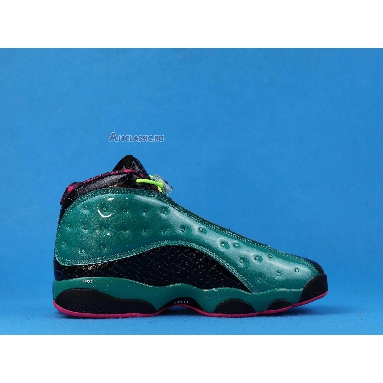 Air Jordan 13 Retro Doernbecher 836405-305 Emerald Green/Volt Ice/Black/Dynamic Pink Mens Womens Shoes