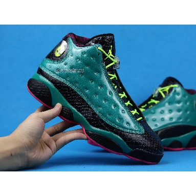 Air Jordan 13 Retro Doernbecher 836405-305 Emerald Green/Volt Ice/Black/Dynamic Pink Sneakers