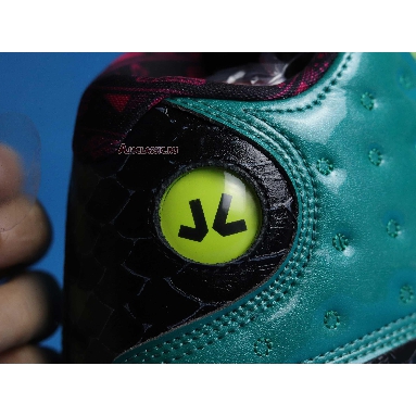 Air Jordan 13 Retro Doernbecher 836405-305 Emerald Green/Volt Ice/Black/Dynamic Pink Mens Womens Shoes