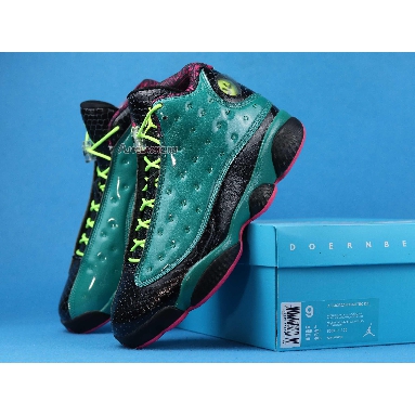 Air Jordan 13 Retro Doernbecher 836405-305 Emerald Green/Volt Ice/Black/Dynamic Pink Sneakers