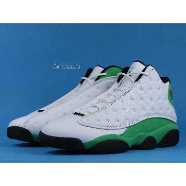 Air Jordan 13 Retro Lucky Green DB6537-113 White/Black/Lucky Green Mens Womens Shoes