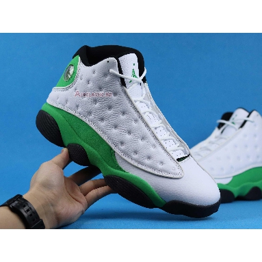 Air Jordan 13 Retro Lucky Green DB6537-113 White/Black/Lucky Green Sneakers