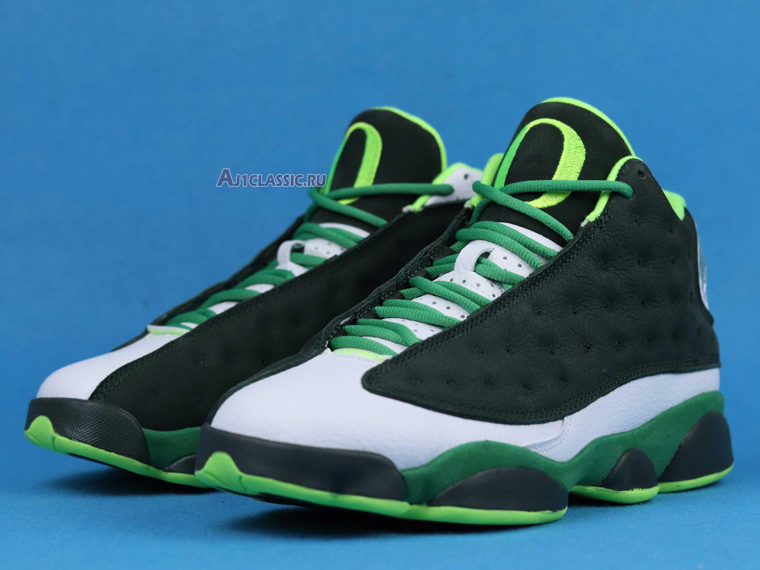 Air Jordan 13 Retro "Oregon Ducks" PE Green AR4390-313