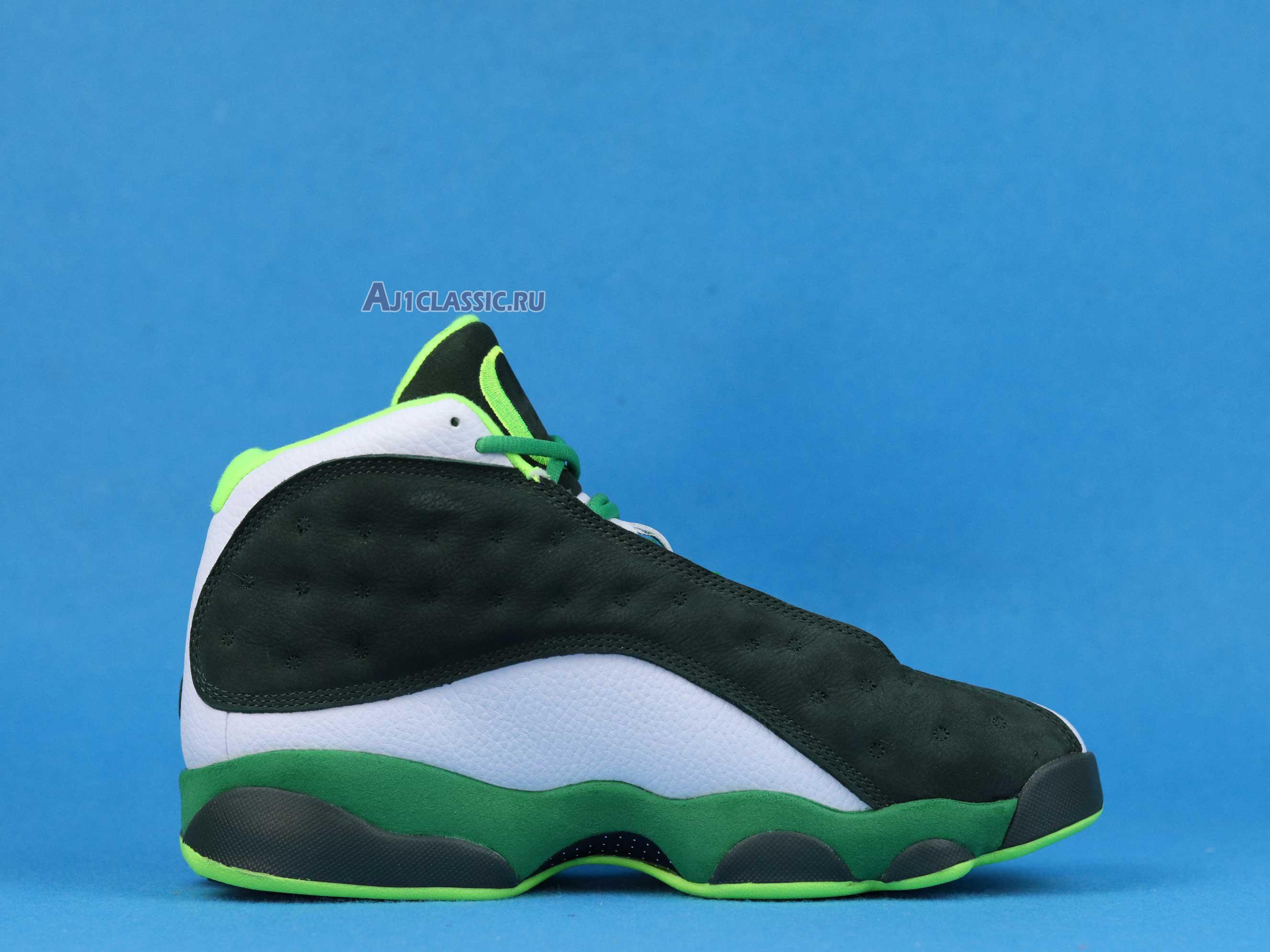 Air Jordan 13 Retro "Oregon Ducks" PE Green AR4390-313