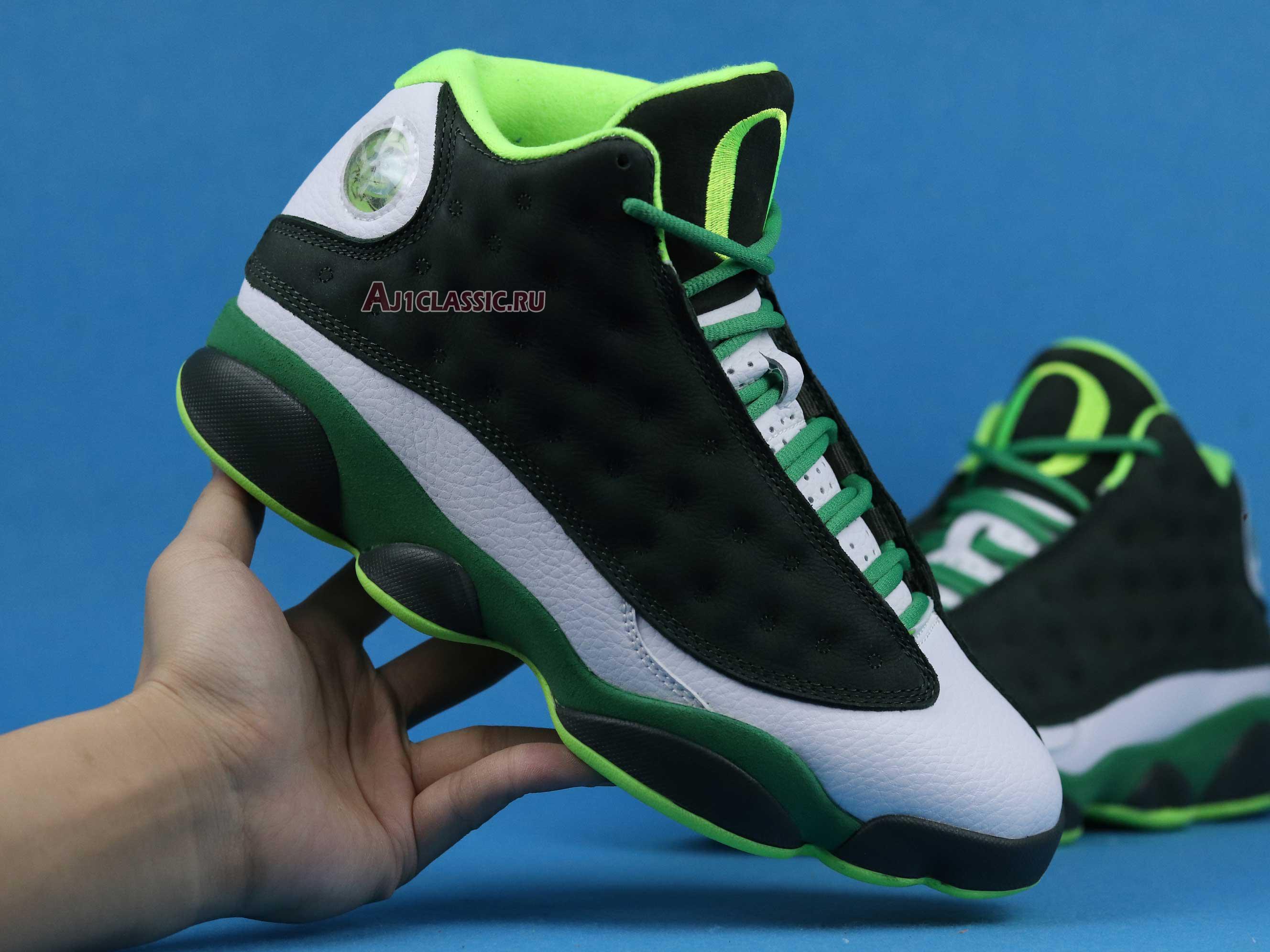 Air Jordan 13 Retro "Oregon Ducks" PE Green AR4390-313