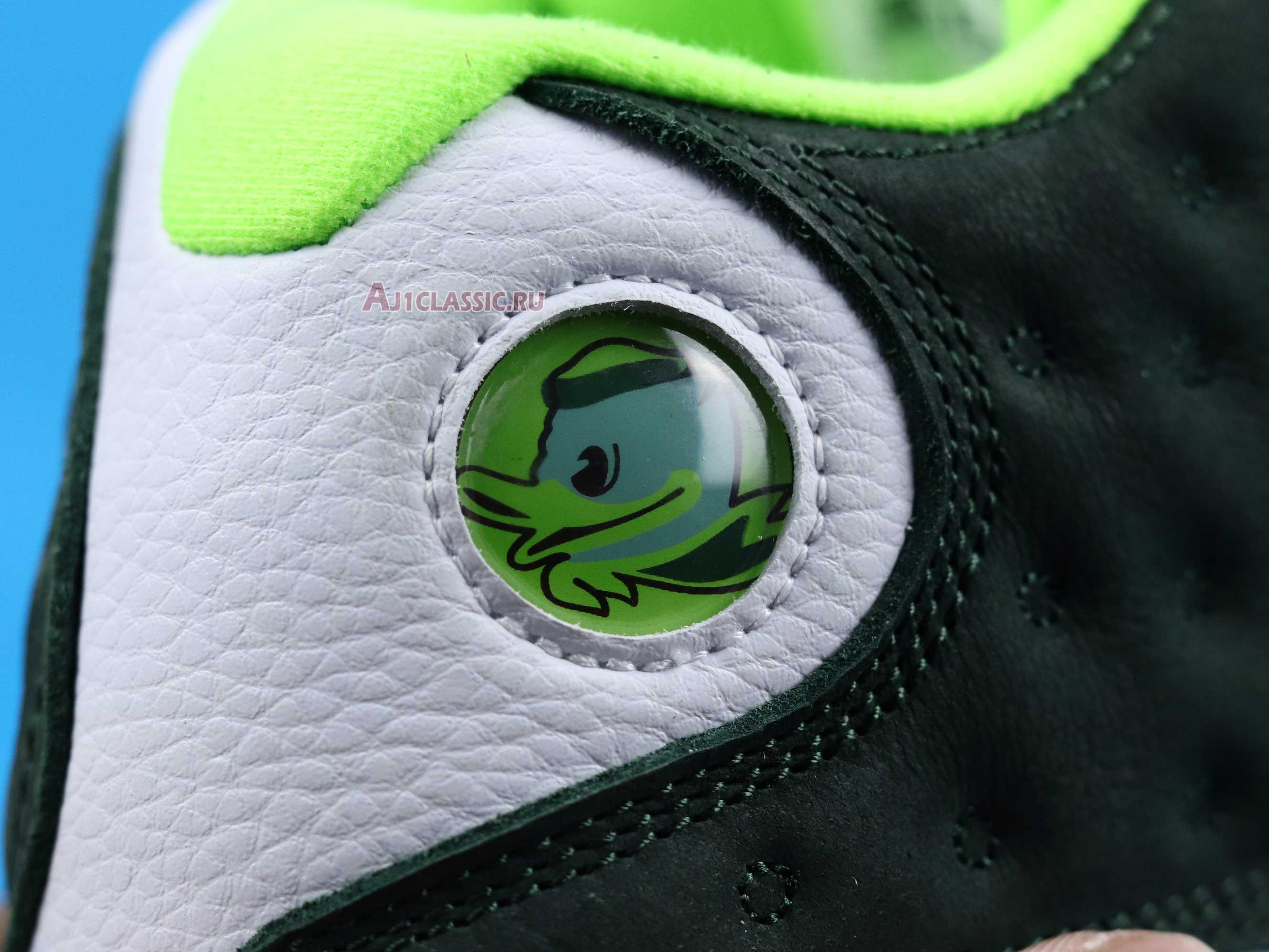 Air Jordan 13 Retro "Oregon Ducks" PE Green AR4390-313